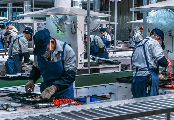 Les métiers de l'usine