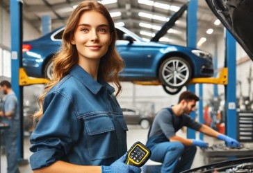 Les métiers de l'automobile : de plus en plus de jeunes femmes en formation